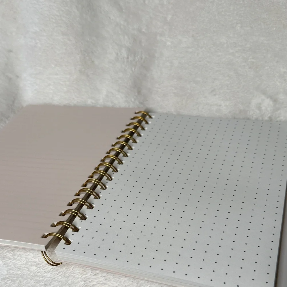 Seize the Day Spiral Journal Doodle Sketch Notebook Lines Dots Sketchbook NWT